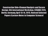 [PDF] Constructive Side-Channel Analysis and Secure Design: 6th International Workshop COSADE