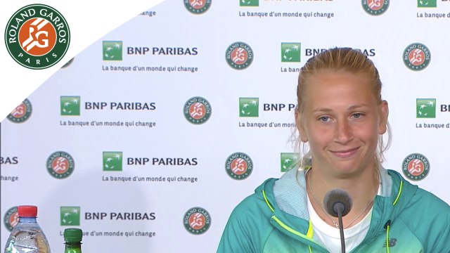 Roland-Garros 2016 - Conférence de presse Myrtille Georges / 1T