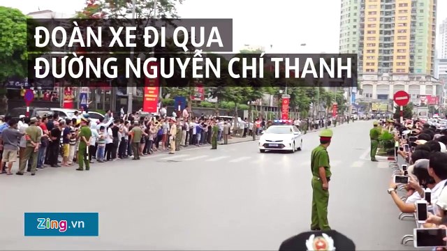 TOÀN CẢNH ĐOÀN XE TỔNG THỐNG OBAMA SÁNG 23-5