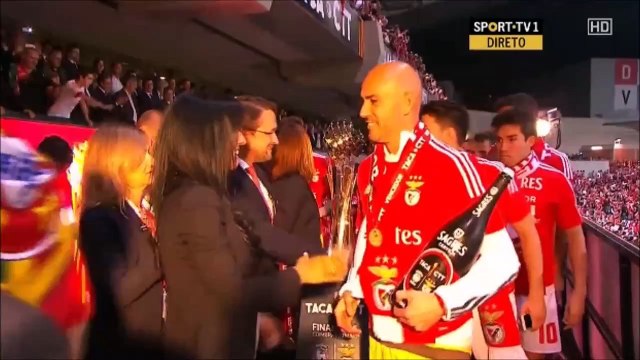 Награждение Бенфики победителя Кубка Португальской лиги 2015_2016