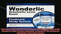 Free PDF Downlaod  Flashcard Study System for the Wonderlic Scholastic Level Exam Wonderlic Exam Practice  FREE BOOOK ONLINE