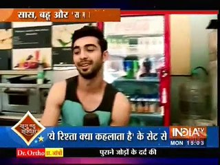 Yeh Hai Mohabbatein - 23-05-2016-Aadi and Ruhi Masti on Set