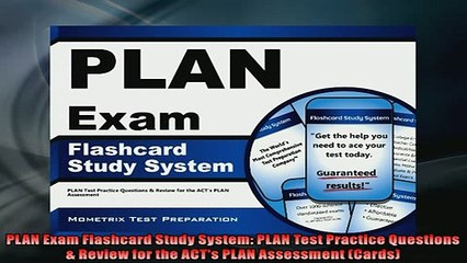 EBOOK ONLINE  PLAN Exam Flashcard Study System PLAN Test Practice Questions  Review for the ACTs PLAN READ ONLINE
