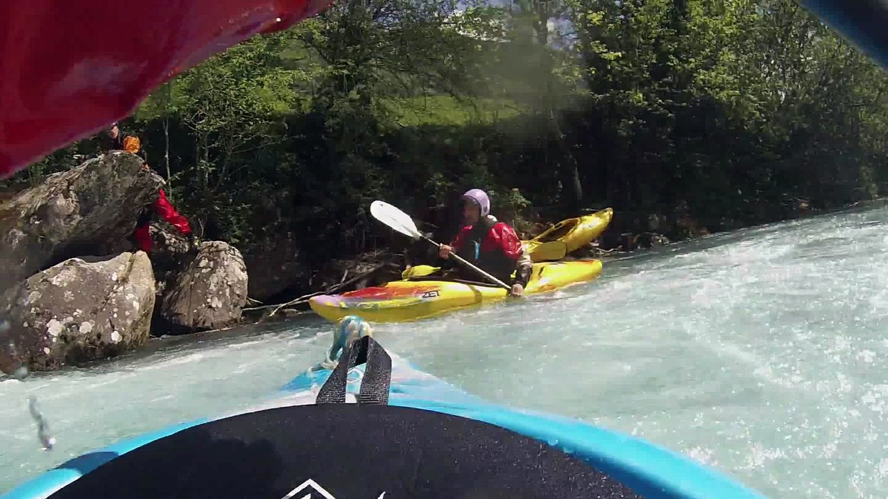Rio Ara - Passage dans les gorges jusqu'à Broto