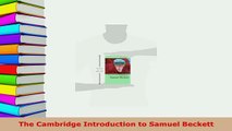 PDF  The Cambridge Introduction to Samuel Beckett  EBook