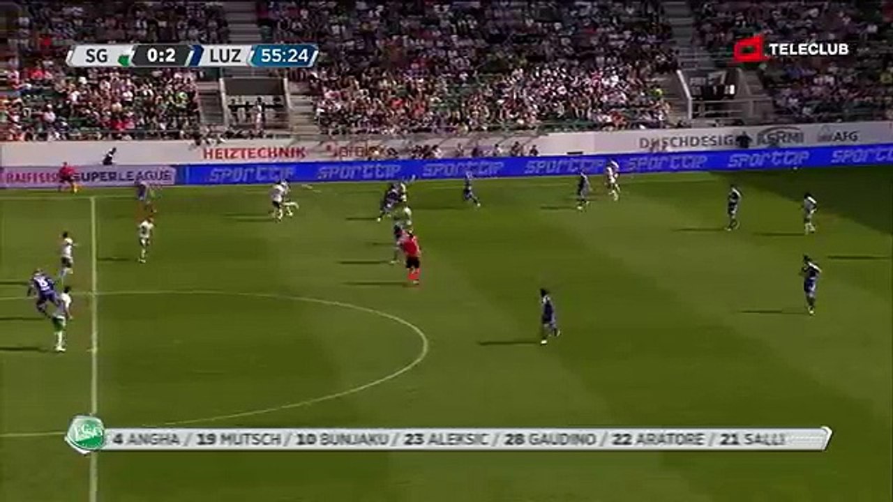 FC St.Gallen 0:3 FC Luzern 22.05.16 (35.Runde 2015/16)