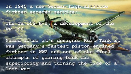 IL-2 Sturmovik 1946 | Focke-Wulf Ta 152 H-1