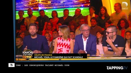 TPMS : Les chroniqueurs dézinguent Michaël Youn après l’affaire du fumigène (Vidéo)