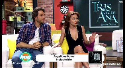 Sebastian Rulli y Angelique Boyer en entrevista en Hoy antes del estreno de #3vecesAna