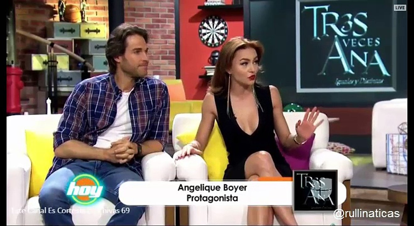 Sebastian Rulli y Angelique Boyer en entrevista en Hoy antes del estreno de #3vecesAna