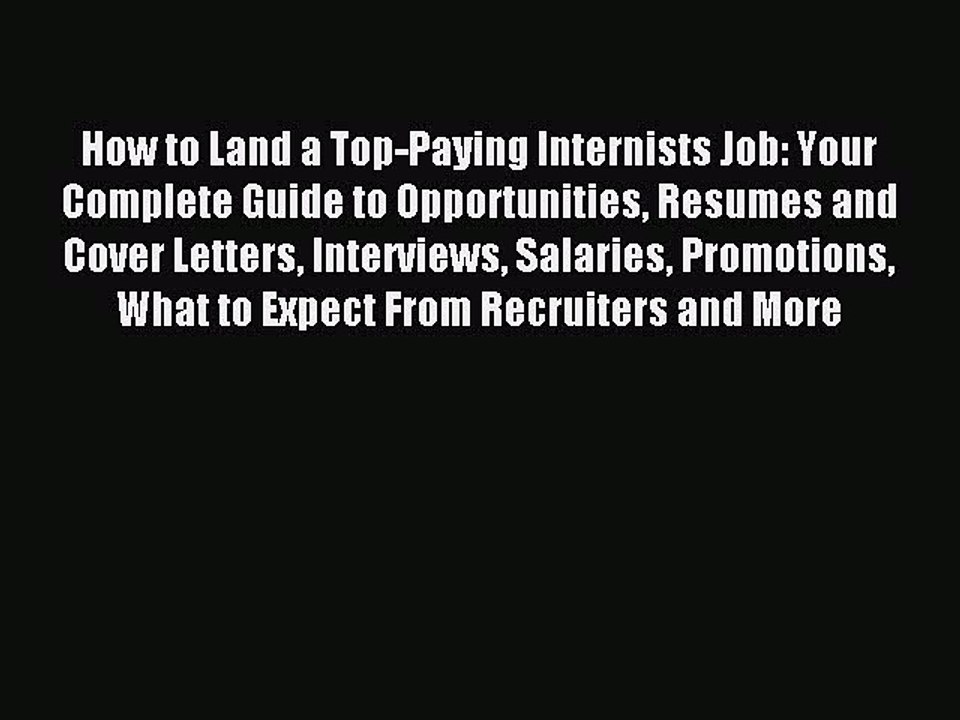 Read How to Land a Top-Paying Internists Job: Your Complete Guide to Opportunities Resumes