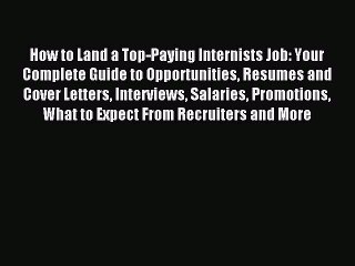Read How to Land a Top-Paying Internists Job: Your Complete Guide to Opportunities Resumes