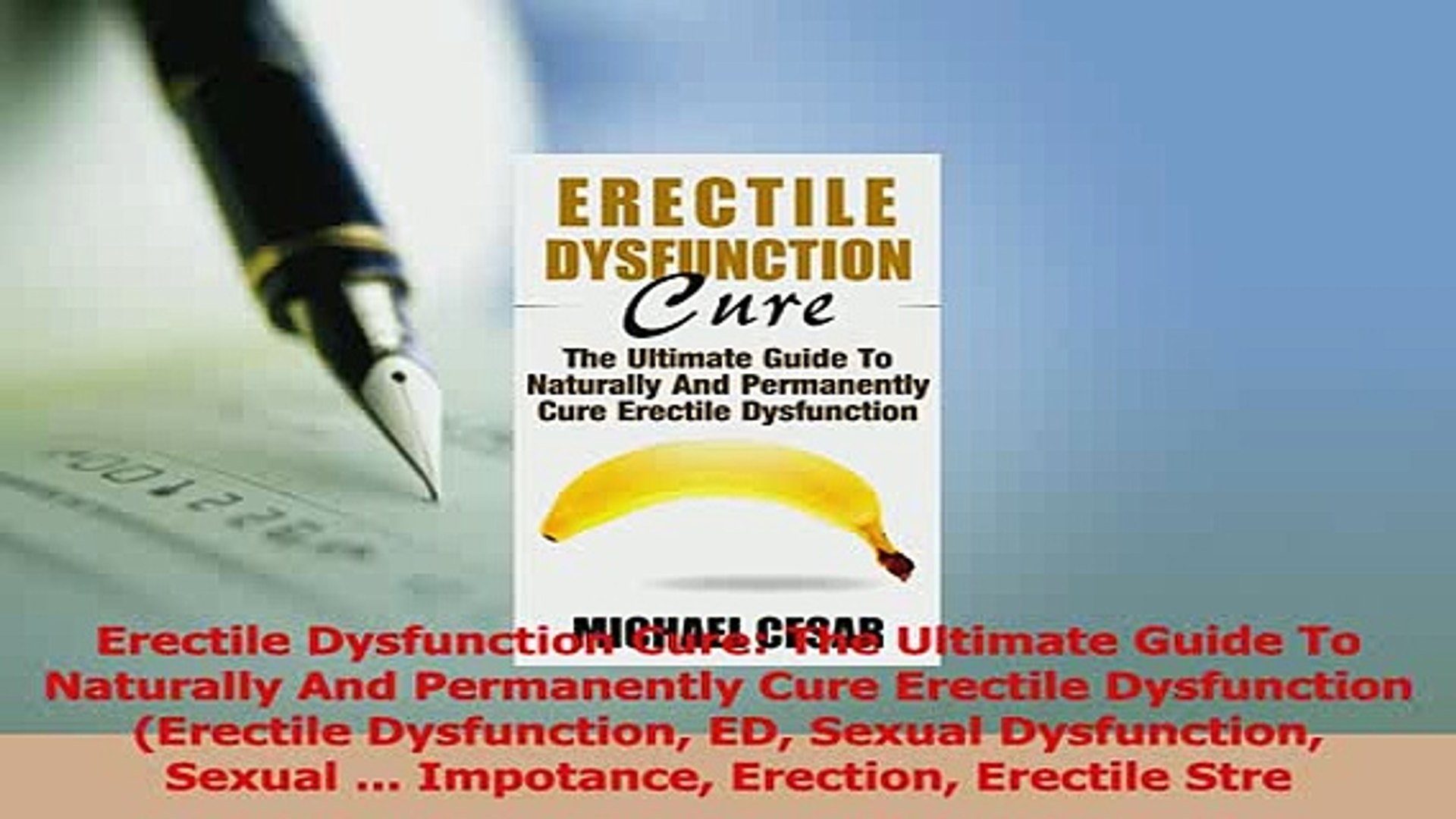 natural remedies for erectile dysfunction