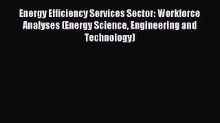 Read Energy Efficiency Services Sector: Workforce Analyses (Energy Science Engineering and