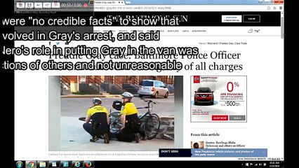 Freddie Gray case Baltimore Police Officer Edward Nero found not guilty of all charges