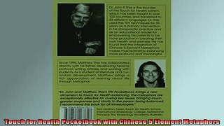 READ book  Touch for Health Pocketbook with Chinese 5 Element Metaphors Full EBook