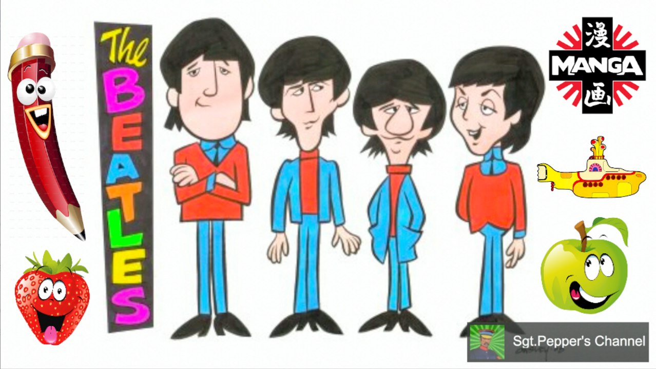 Beatles On Cartoons And Drawings Video Dailymotion