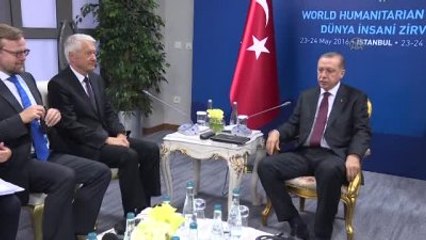 Cumhurbaşkanı Erdoğan, Avrupa Konseyi Genel Sekreteri Jagland'ı Kabul Etti