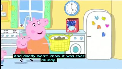 Peppa Pig (Series 3) - Washing (with subtitles) 4