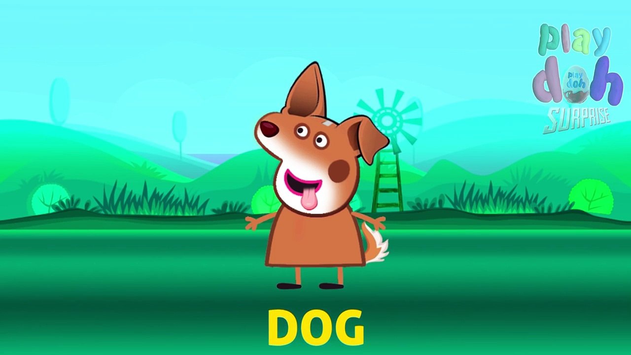 Peppa Pig Play Doh Stop Motion Animation George Crying Learn Animals