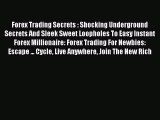 Download Forex Trading Secrets : Shocking Underground Secrets And Sleek Sweet Loopholes To
