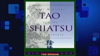 READ book  Tao Shiatsu Free Online