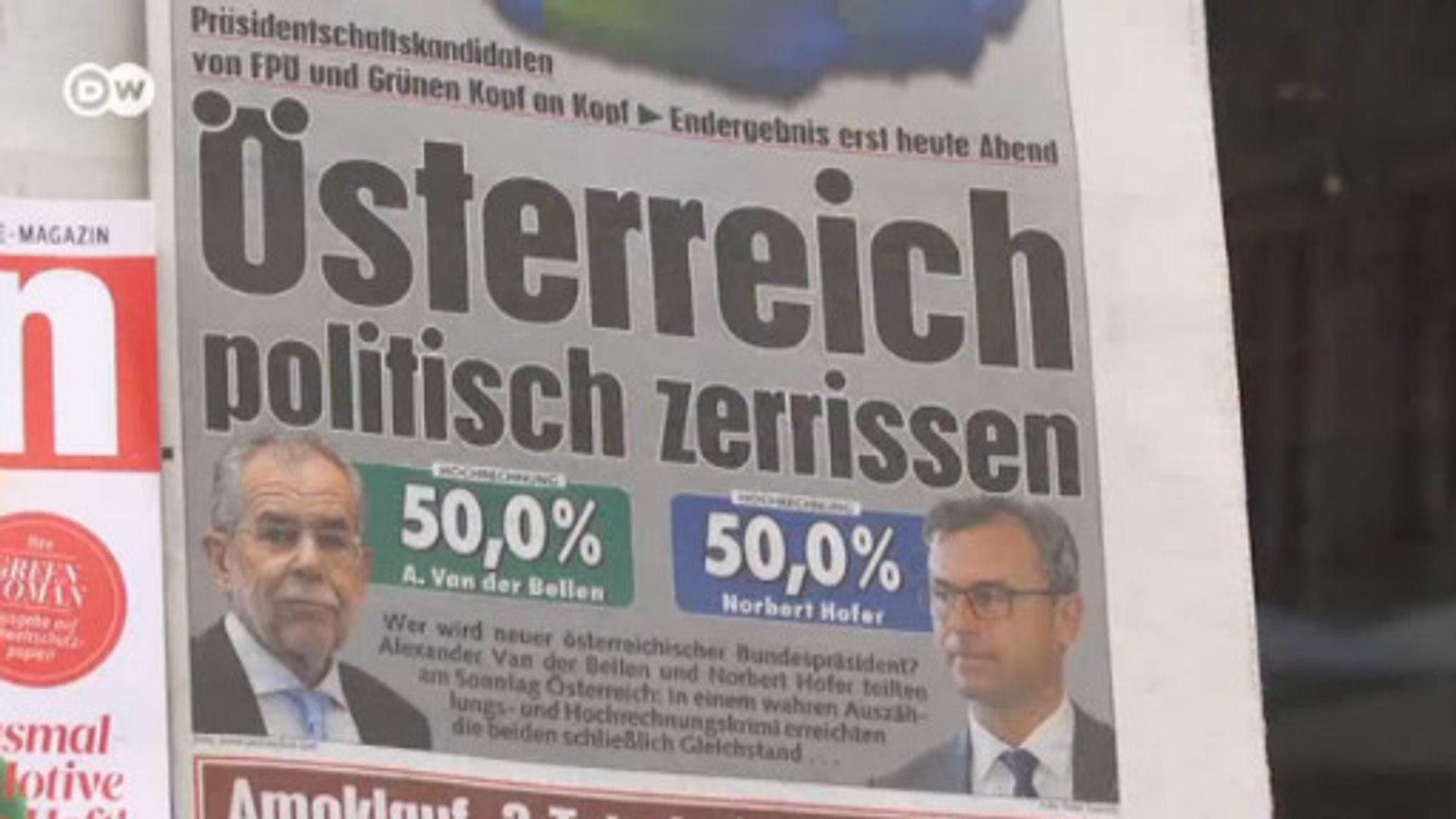 ⁣Президентские выборы обнажили раскол в Австрии (23.05.2016)