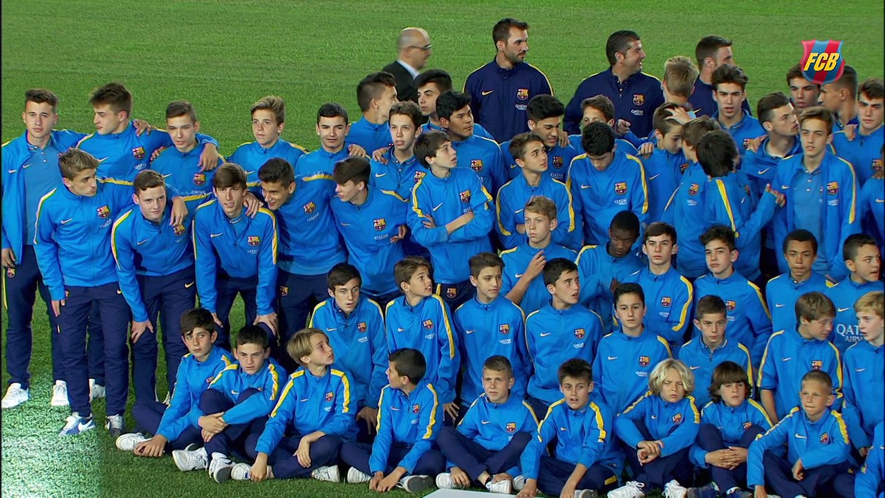 FCB Masia: Festa del doblet -  Homenatge al futbol formatiu