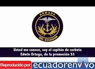 Audio de oficial de la Armada crispa aún más la tensa relación entre los militares y Correa