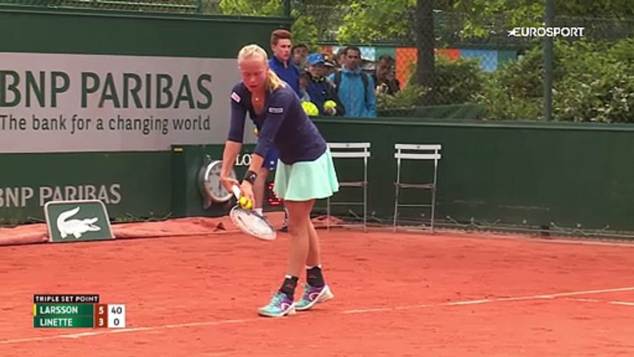 Roland Garros: Larsson - Linette (ÖZET)