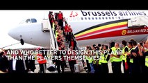 Brussels Airlines presents Trident, the official aircraft of the Belgian Red Devils