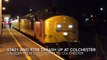 Colas Rail 37421 and 9708 thrash up at Colchester on 3Q69