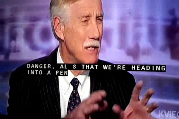 Angus King (New World Order Minion) On Al Hunt