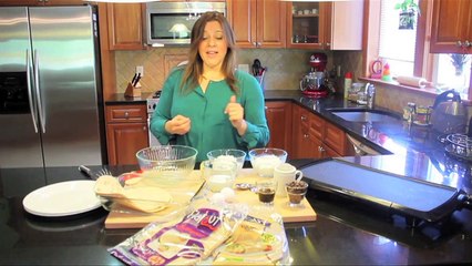 Flatout Bread Cannoli French Toast Roll Ups