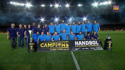 FCB Handbol: La festa del doblet