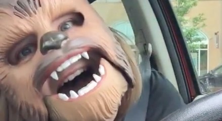 Chewbacca Lady Gets Showered With TOYS!