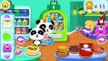 Groceries Shop Store! Buying Healthy Food Baby Panda Game For Kids