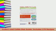 Read  Crohns and Colitis Diet Guide Includes 175 Recipes Ebook Free