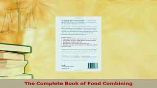 Download  The Complete Book of Food Combining Ebook Free