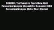 PDF ROMANCE: The Vampire's Touch (New Adult Paranormal Vampire Shapeshifter Romance) (BBW Paranormal