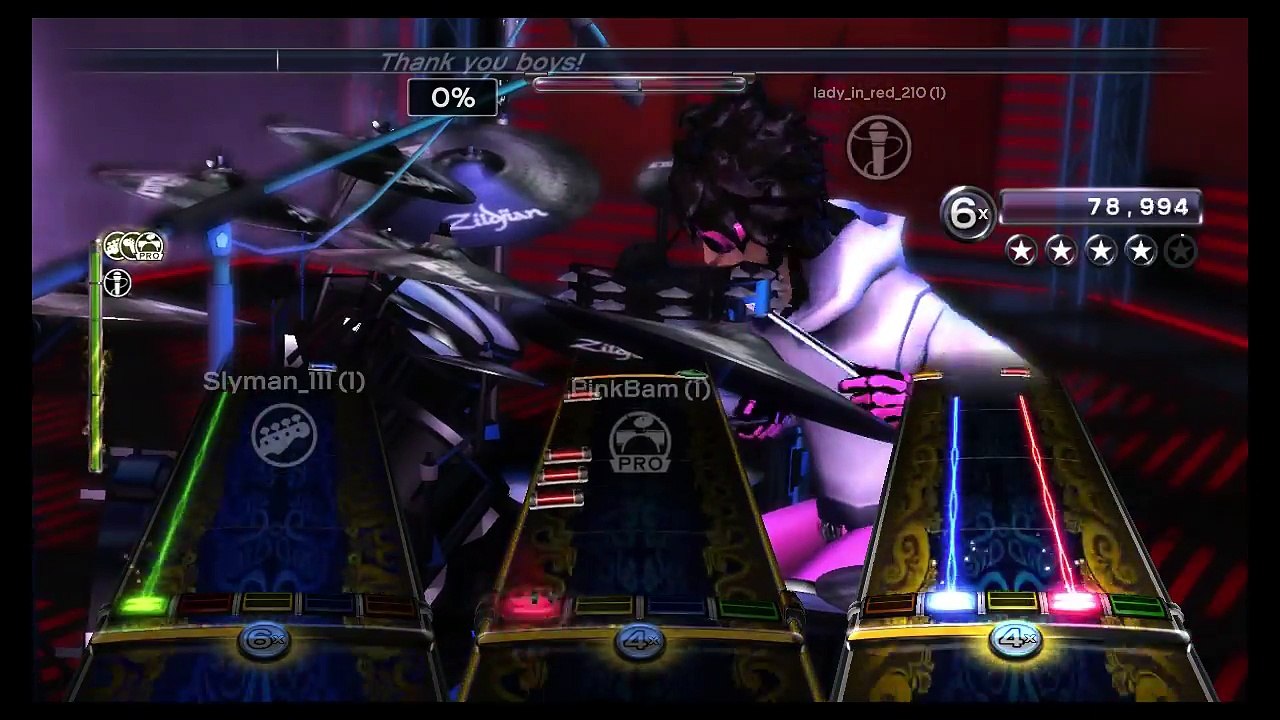 Rock Band 3 - Thank You Boys - Full Band