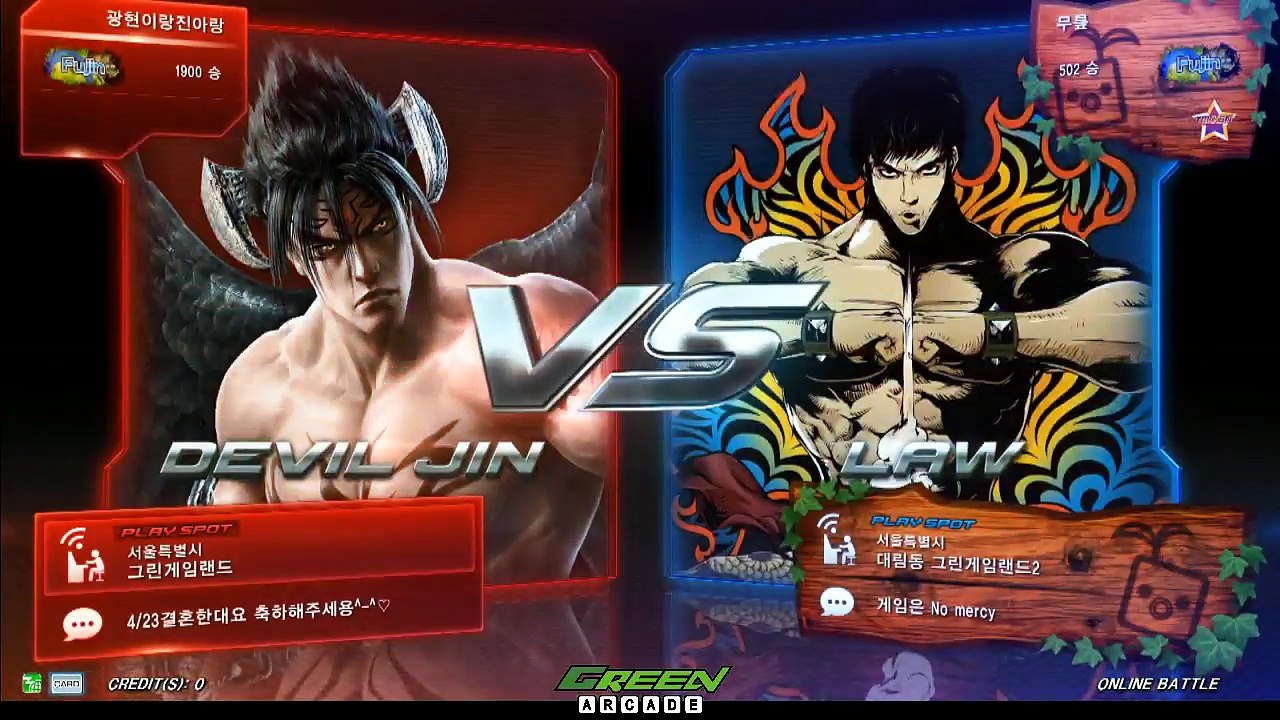 철권7--鉄拳7-- TEKKEN 7 Ji3moon Ace vs Knee (철권7 지삼문에이스 vs 무릎)
