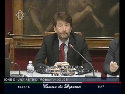 Roma - Rete di mobilità dolce, audizione Franceschini (18.05.16)