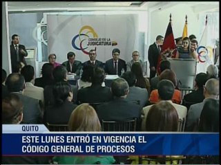 Entra en vigencia nuevo Código General de Procesos