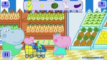 Enfants Supermarché | Hippopotame Dans Le Supermarché | Jeu Pour Bébé | Hippopotame En Fra