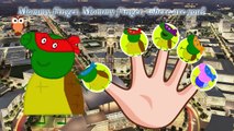 5 Ninja Turtles Peppa Pig Family Finger Rhymes / Peppa Pig Ninja Rhymes Finger 5 familiares