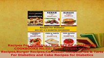 PDF  Recipes For Diabetics  BOX SET OF 6 DIABETES COOKBOOKS NoIII Pizza recipesKebab PDF Full Ebook
