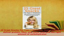 PDF  25 Great Snacks For Type 2 Diabetes These snacks will deliver protein fiber and flavor Read Online