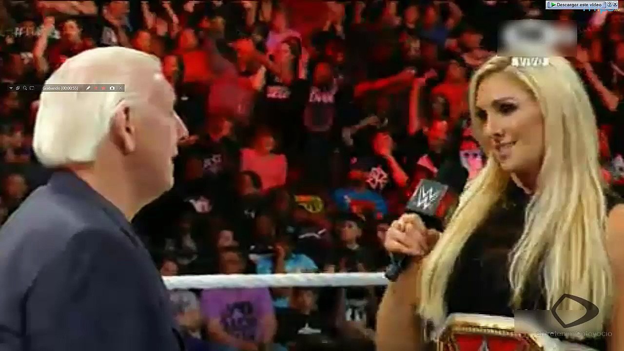 Charlotte Flair hizo llorar a Ric Flair 23-05-16