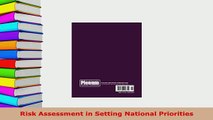 PDF  Risk Assessment in Setting National Priorities PDF Online